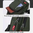 thumbnail image 4 of Ovzne Fashionable Embroidery Diamond Shoulder Crossbody Bag Large Capacity Watertight Backpack With Data Hole On Clearance, 4 of 6