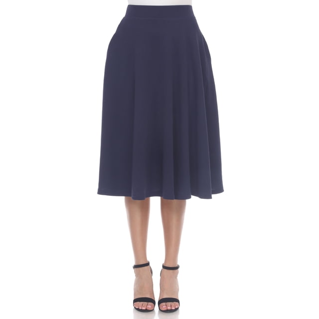 White Mark Jupe Midi Évasée Tasmin pour Femmes