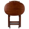 thumbnail image 2 of Nathan 5-PC Snack Table Set Cappuccino, 2 of 9