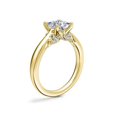 thumbnail image 2 of 1.20 T.C.W Princess Shape Natural Diamond Latest Design Solitaire Wedding Ring for Ladies Solid 14K Yellow Gold Size 8, 2 of 8