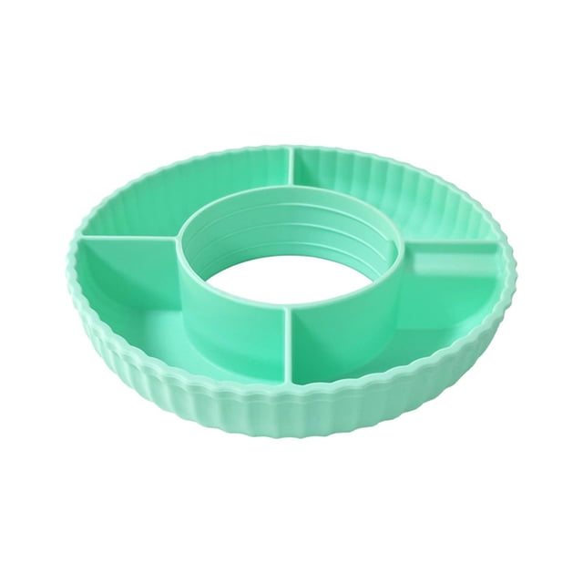 Fridja Clearance Snack Plates Cup Fruit Split Plates Candy Combination Plates Snack Bowl