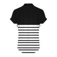 thumbnail image 3 of fatyb Womens Printed V Neck Tops Short Sleeve Button V Neck Tshirts Lightweight Summer Beach Blouses, 3 of 5