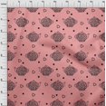 thumbnail image 4 of oneOone Polyester Lycra Medium Pink Fabric Tea Kettle Craft Projects Decor Fabric Printed By The Yard 56 Inch Wide, 4 of 4
