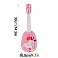 thumbnail image 3 of Yhmxh Home Decor,House Warming Gifts New Home Children Simulation Ukulele Simulation Guitar Can Play Enlightenment Educational Musical Instruments Early Education Music Toys Sturdy Ukulele, 3 of 4