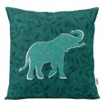 thumbnail image 1 of VargottamSquare Pillow Cover - Decorative Pillow Covers20x20 Inches,PrintedTeal BlueThemePillowcase, DecorativeSquareCushionCovers, 1 of 1