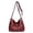 Red, variant on Bmisegm Women Soft Leather Shoulder Bags Layer Classic Crossbody Bag Designer Handbag and Purse Mens Shoulder Bag Bronze One Size