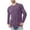 Purple, variant on Cameland Men's Tops,Long Sleeve Tshirt for Men Adult Shirts Cotton Tee Crewneck Lightweight Breathable Solid Color Long Sleeved T-Shirts Mens Gift