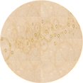 thumbnail image 1 of Ahgly Company Tapis d'Intérieur Lavables en Machine, Carré Transitionnel Orange Jaune, Carré de 3', 1 of 7