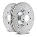 thumbnail image 3 of Power Stop AR83088XPR Paire de Rotors Arrière à Évolution Percés et Rainurés, 3 of 4