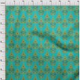 thumbnail image 3 of oneOone Silk Tabby Fabric Floral & Paisley Block Print Sewing Fabric BTY 42 Inch Wide, 3 of 4
