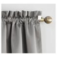 thumbnail image 2 of Sun Zero Easton Blackout Energy Efficient Rod Pocket Single Curtain Panel, 40 Inches x 63 Inches, Gray, 2 of 5