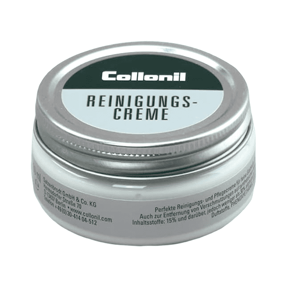 Collonil Crème pour Chaussures en Cuir pour un Cuir Lisse et Nourrissant, Nettoyant et Polissant avec Huiles pour Enlever la Saleté, Nettoyer les Chaussures, Protéger le Cuir et Créer une Finition Propre et Raffinée
