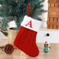 thumbnail image 1 of Christmas Decorations Outdoor Indoor,Christmas Decorations For Home,Cute Letters Christmas Stocking Decoration Christmas Tree Pendant Christmas Style Wool Knitted Socks Decoration Props, 1 of 3