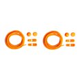 thumbnail image 1 of Maytalsory 2a Set Of 2 Elastic Latex Core Laces Stylish And Reliable Durable And Stylish Fluorescent Orange, 1 of 6