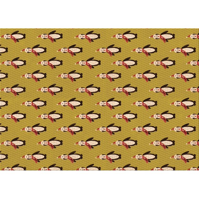 Ahgly Company Machine Washable Indoor Rectangle Transitional Saffron Yellow Area Rugs, 2' x 3'