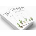 thumbnail image 4 of Inkdotpot 30 Invitations pour Douche Nuptiale Cactus Taco'bout Amour Mariage Style à Remplir Invitations Invitations Vierges, 4 of 8