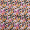 thumbnail image 1 of oneOone Cotton Flex Orange Fabric Abstract Sewing Craft Projects Fabric Prints By Yard 40 Inch Wide, 1 of 4