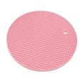 thumbnail image 1 of Rubber Non-Slip Heat Resistant Mat Colorful Round Silicone Round Coaster Cushion Placemat Pot Holder Table Silicone Mat, 1 of 5