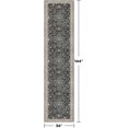 thumbnail image 2 of Hazo Haus Washable Boho Ashen/Multi 3' x 12' Area Rug, 2 of 7