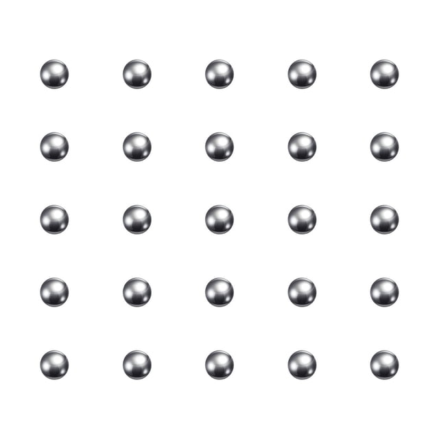 Unique Bargains Billes de Précision Diamètre 1/16 Pieds Acier Inoxydable 440C G25 pour Roulements Lot de 120