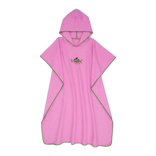 Shengyu Poncho de Surf Séchage Rapide Cape de Surf Rose Serviette à Capuche