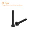 thumbnail image 3 of Unique Bargains Flanged Button Head Socket Cap Screws, 50 Pack M3x25mm 304 Stainless Steel Bolts, 3 of 5
