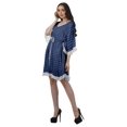 thumbnail image 3 of Moomaya Robe de Plage Imprimée Vêtements de Vacances Femmes Robes en Georgette pour Femmes, 3 of 6