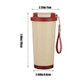 thumbnail image 3 of weibbin Water Cups for Adults - 304 Stainless Steel Straw Water Cup With Carry Rope Convenient Coffee Vacuum Cup, 3 of 6