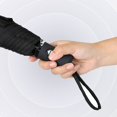 thumbnail image 3 of 1 PACK Travel Umbrella Windproof 8 RIBS Auto Open & Close Collapsible Folding Small Compact Umbrella for Rain Brown, 3 of 5