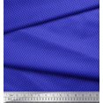 thumbnail image 2 of Soimoi Blue Moss Georgette Fabric Diamond Geometric Printed Craft Fabric by the Yard 42 Inch Wide, 2 of 5