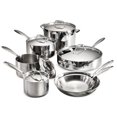 thumbnail image 1 of Tramontina Signature Tri-Ply Base Stainless Steel 12-Piece Cookware Set with Lids, Dutch Oven, Pots & Pans Kitchen Set, Induction-Ready, Oven-Safe, Dishwasher-Safe, 1 of 7