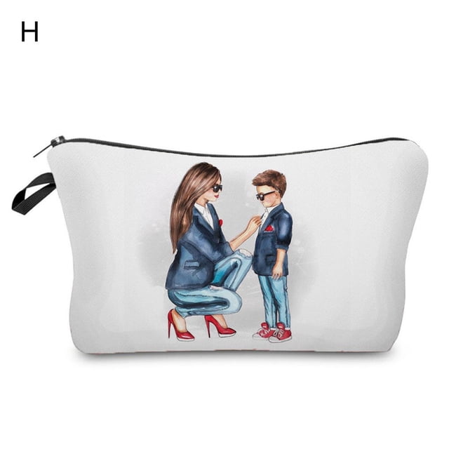 Sac Cosmétique Mère Enfant Stockage Femmes Exquise Apparence de Mode Sac de Rangement pour la Maison