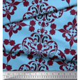 thumbnail image 2 of Tissu Imprimé Damassé Marocain 1 Yard 42 Pouces de Large, 2 of 3