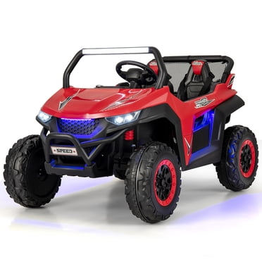 Véhicule Électrique UTV 12 V pour Enfants à 2 Places avec Télécommande, Suspension, Lumières et Musique