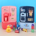thumbnail image 4 of Ensemble de Jouets pour Réfrigérateur pour Enfants Boissons Simulées Jouet Réfrigérateur Jeu d'Imitation Cuisine Jouet, 4 of 10