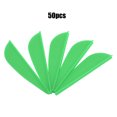 thumbnail image 4 of Rubber  Feather, 50PCS 25g  Feather, Lightweight Rubber for Archery Accessory Various  Heads DIY Tool Red,Green,Yellow,Blue, 4 of 8