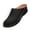Dark Gray, variant on Tauxra Women Casual Round Toe Mule Slippers, Thick Sole Slip On Shoes for Women, Comfortable House Slippers with Contrast Stitching, Indoor Outdoor Flat Mules for Women