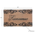 thumbnail image 2 of Cop De Porte Mat Bienvenud Scroll 18 X 30, 2 of 3