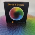 thumbnail image 4 of Amdohai Teenagers Adults Papery Educational Stress-Relief Tool 1000 Pieces Rounded Multicolor Rainbow Puzzle, 4 of 7