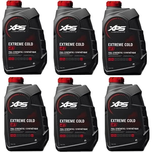 BRP Ski-Doo Can-Am XPS 4-Stroke Extreme Cold Grade 0W-20 Synthetic Oil, 6 Quart, 9779145