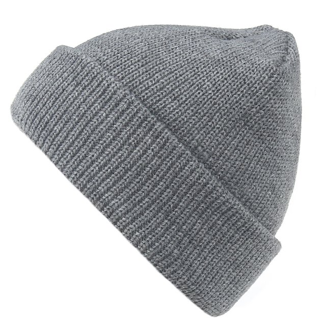 Bangcool Cuffed Beanie Hat Ribbed Classic Solid Color Watch Cap Winter Hat for Men Women