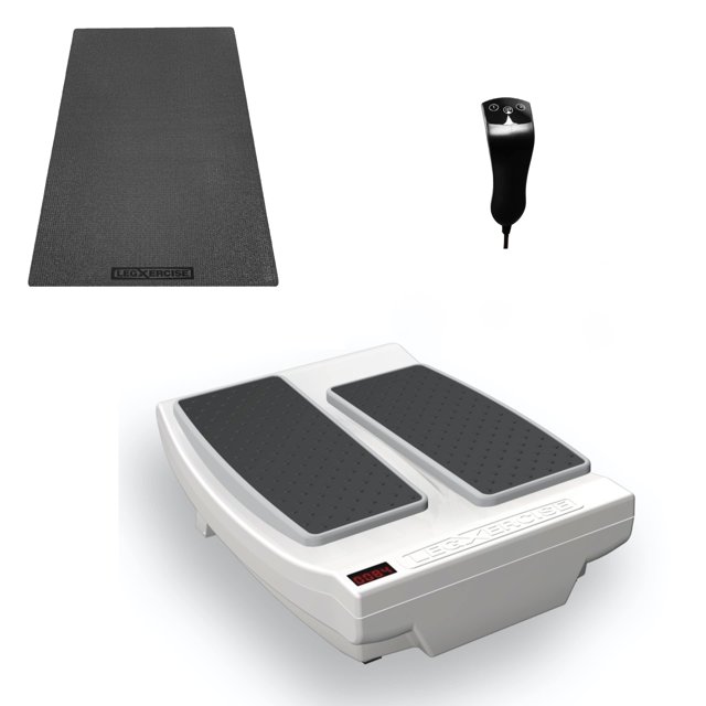 LegXercise PRO + Tapis Antidérapant (Télécommande Sans Fil)