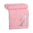 thumbnail image 1 of Decodeary Couette d'Été Portable Couleur Unie Réutilisable Imprimée Respirante Chaude Accessoires de Literie Brossés Rose, 1 of 9