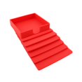 thumbnail image 3 of ziyahi Square Drinks Coaster Silicone Cup Coasters Square Tea Mat Holder Mug Glasses Set Red, 3 of 8