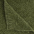 thumbnail image 3 of Mainstays Mossy Green Chenille Throw, 50" x 72", 3 of 5