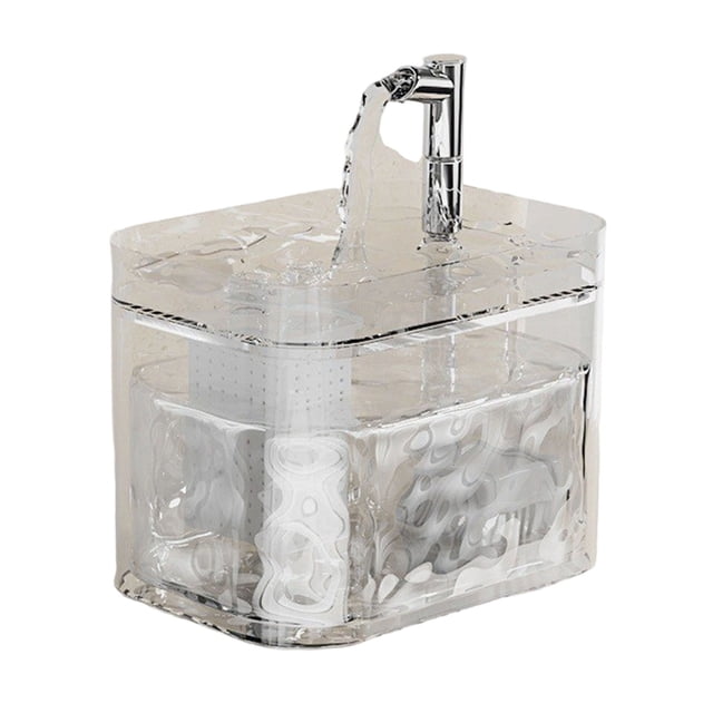 Distributeur Automatique d'Eau pour Animaux avec Port USB Intérieur Extérieur, Filtre, Circulation, pour Chats et Chiens