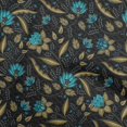thumbnail image 1 of oneOone Georgette Viscose Olive Green Fabric Asian Floral Sewing Craft Projects Fabric Prints By Yard 42 Inch Wide, 1 of 5