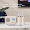 thumbnail image 4 of Retro mini speaker portable wireless Bluetooth speaker microphone outdoor karaoke, 4 of 8