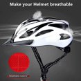 thumbnail image 3 of LLC Coussinets de Remplacement en Mousse pour Casque de Moto/vélo Universel - Rouge, 2 Ensembles, 3 of 5