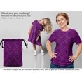 thumbnail image 5 of oneOone Polyester Spandex Purple Fabric Abstracts Craft Projects Decor Fabric Printed By The Yard 56 Inch Wide, 5 of 5